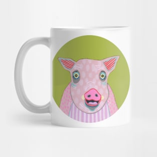 Pig Out Smiling Happy Farm Pig Mug